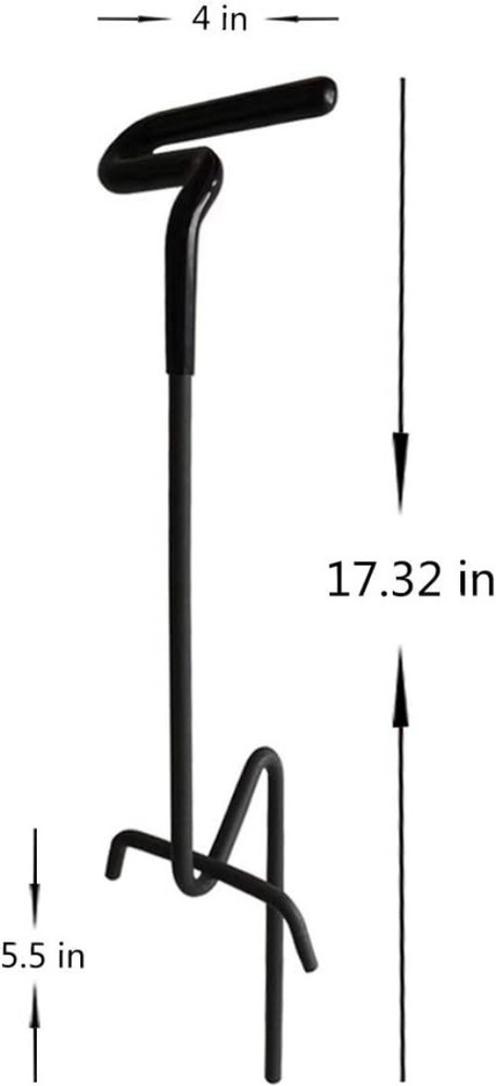 Archery Bow Holder Ground Stake Rubber Coated Durable Easy Transport