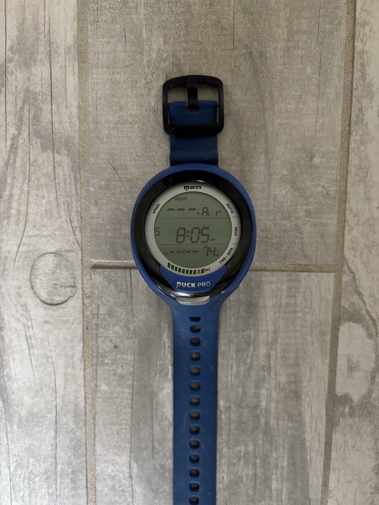 Mares Puck Pro Dive Computer Blue