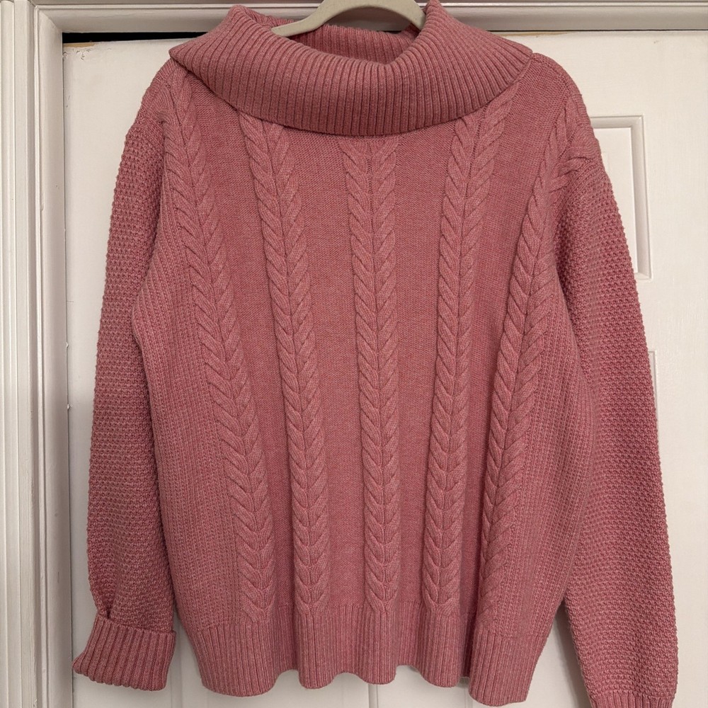 Cabi blush turtleneck Pullover Fall 2025 size Medium New