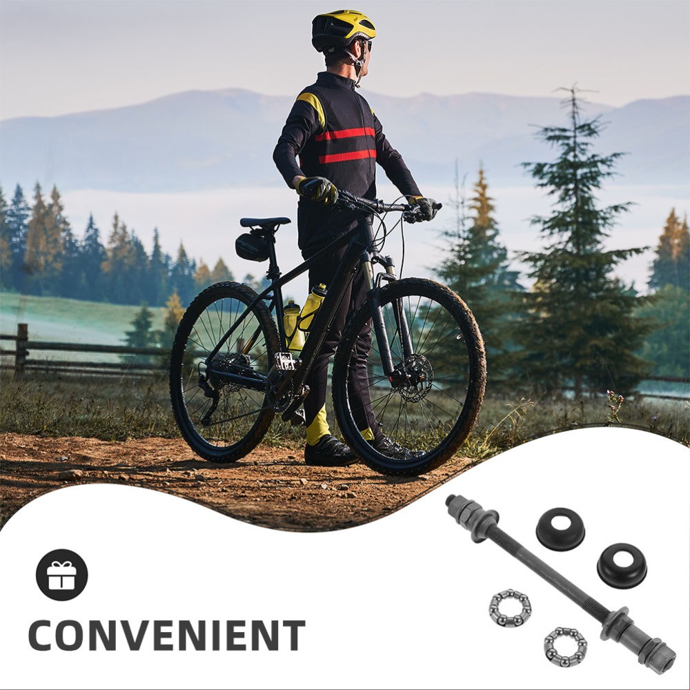 Bike Axle Replacement Front Kit Bicycle Bundle Quick Release Wheel Hub