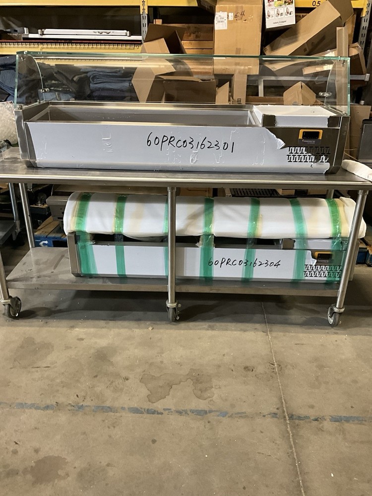 Preprite Prc60 5' Self Contained Refrigerated Condiment Rail