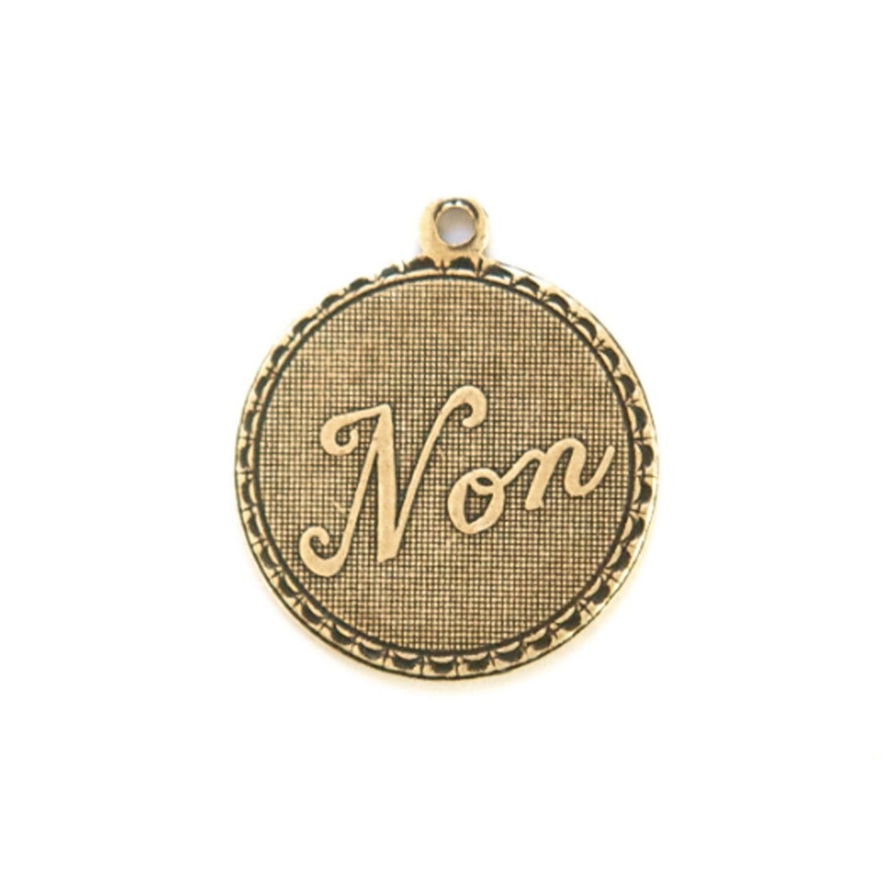 Non (No) Word Charm with Loop (4)