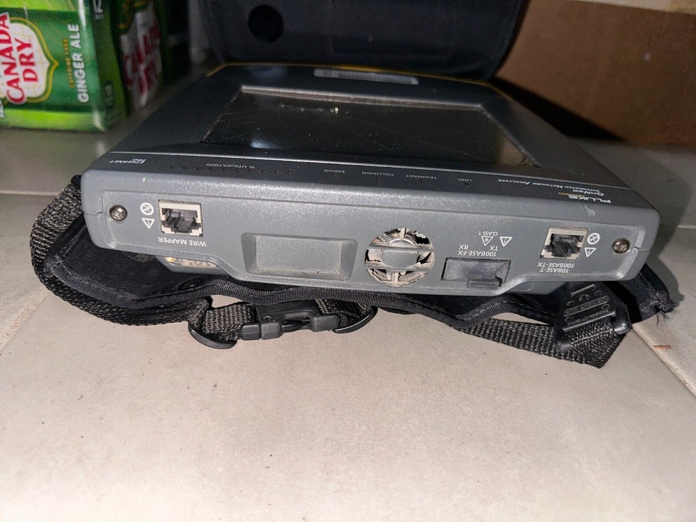 FLUKE OPTIVIEW ETHERNET PRO NETWORK ANALYZER Untested Cracked Screen
