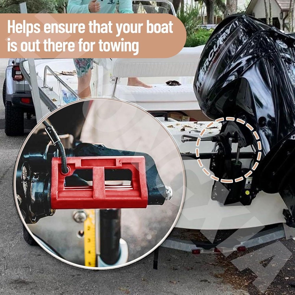 4" Steer Stop Outboard Hydraulic Steering Lock, Locks 4"...