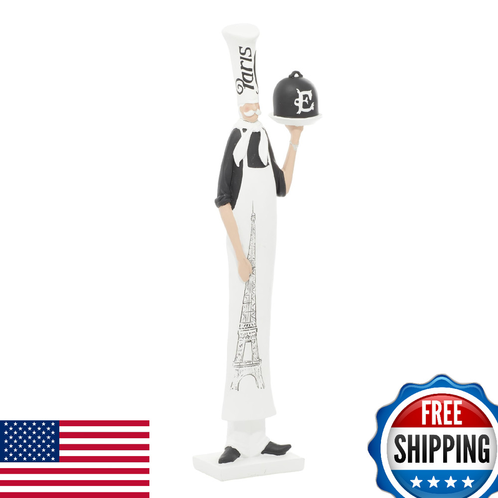 Deco 79 Polystone Chef Decorative Sculpture Home Decor Statue Figurine 5