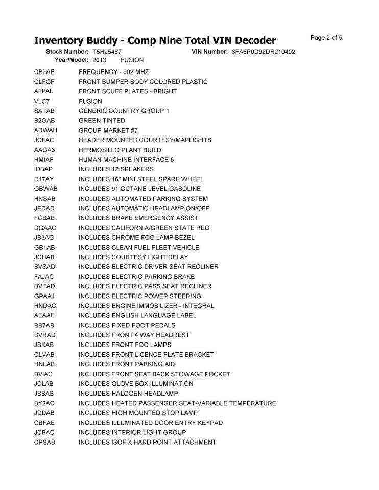 FUSION 2013 Air Shutter 974055
