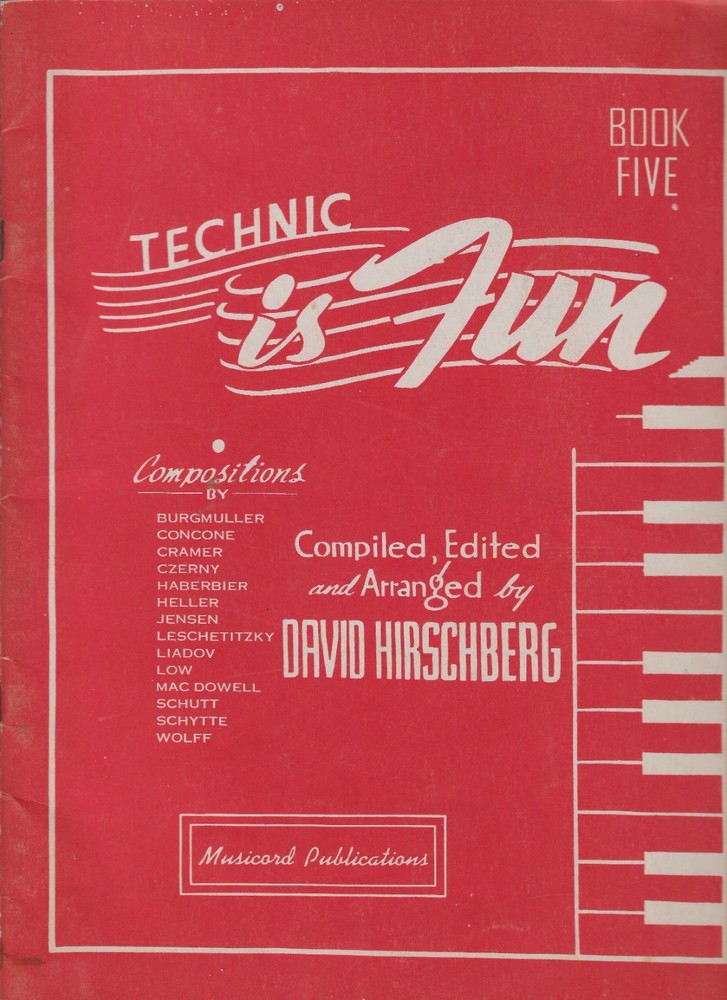 TECHNIC IS FUN Book 5 David Hirschberg