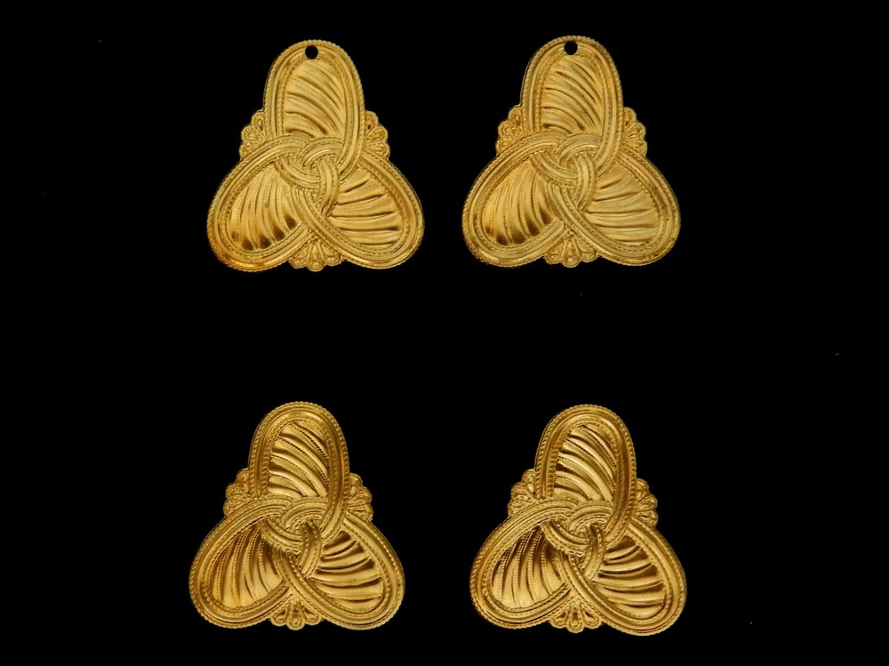 Infinity Symbols / Raw Brass Stampings /With or Without Hole / Pair