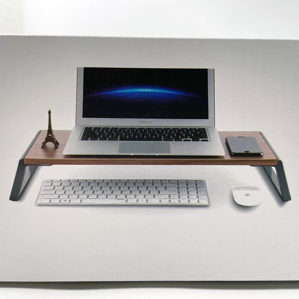 Monitor Stand Organizer COLOR WALNUT