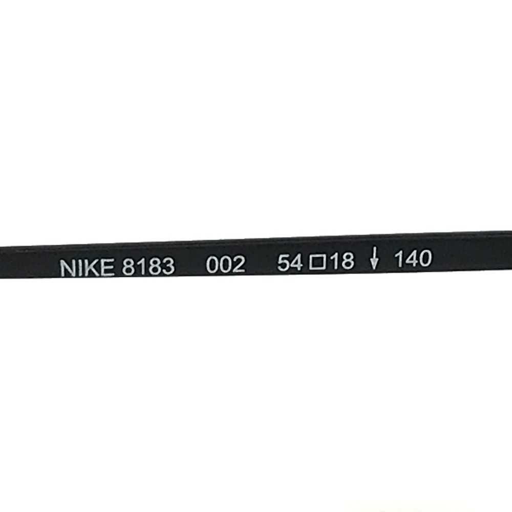 Nike Eyeglasses Frames 8183 002 Matte Black Rectangular Full Wire Rim 54-18-140