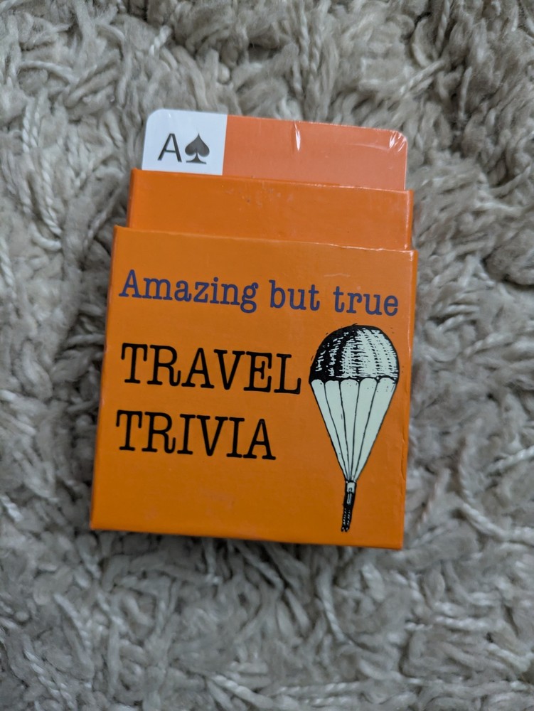 Travel Trivia Playing Cards - Unopened