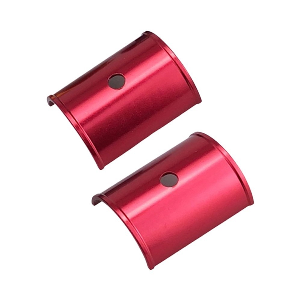 Lightweight Aluminum Handlebar Sleeve Variable Diameter 3.5cm 4.5cm Red for MTB