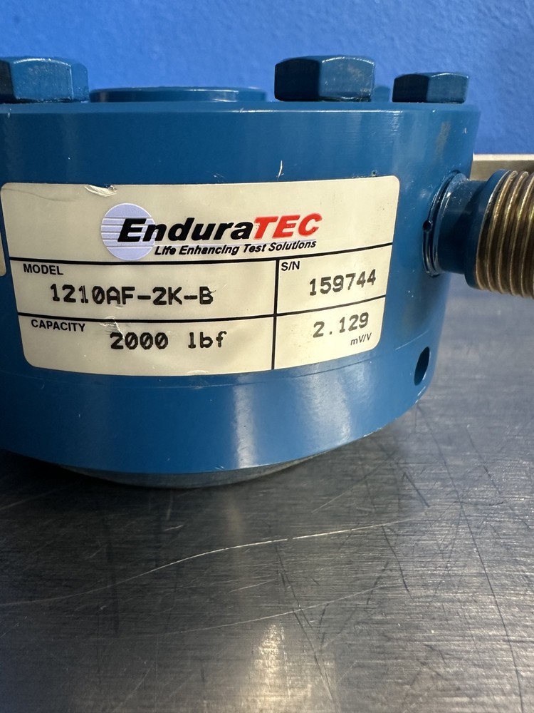 EnduraTEC 1210AF-2K-B Tension Load Cell / Force Transducer 2000 lbf Capacity