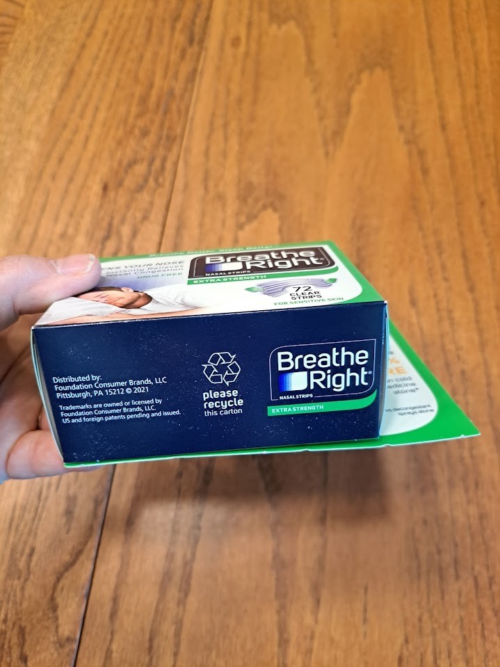 Breathe Right Extra Strength Nasal Strips, Clear - 72 Count