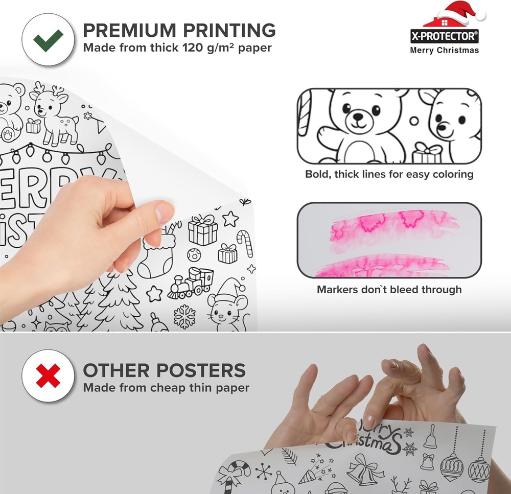 X-Protector Christmas Giant 75" x 30" (Rectangular), (Sheet)