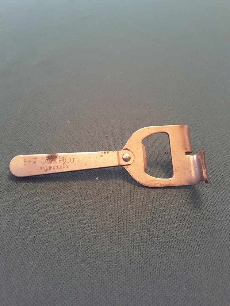 Vintage E Z Cork Puller Patent Pending with