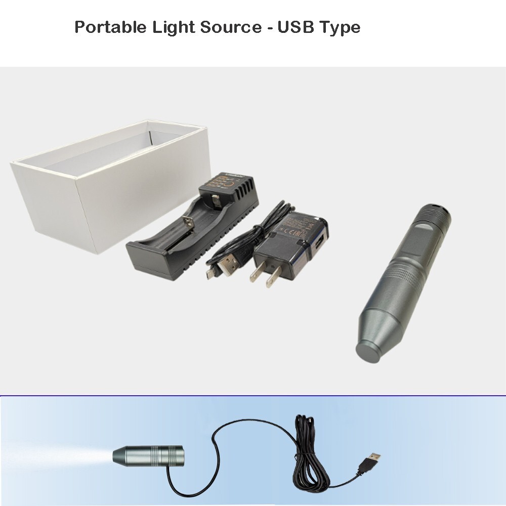 Portable 10W Mini LED Cold Light Source for ENT Endoscopes System-USB Type