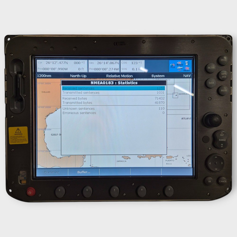 Raymarine C120 Classic Multifunction Display Unit E02022 *CORE ONLY* Tested/Good