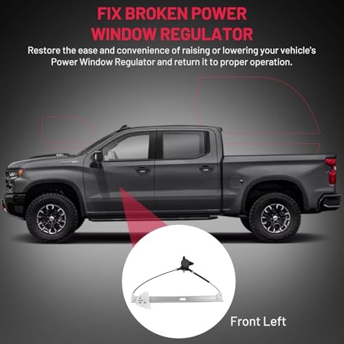 752-855 Power Window Regulator without Motor Front Left Compatible with Mazda