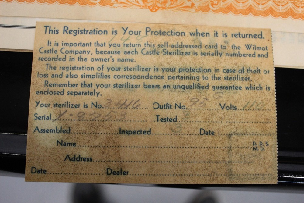 Vintage Castle Sterilizer VINTAE ANTIQUE WORKING