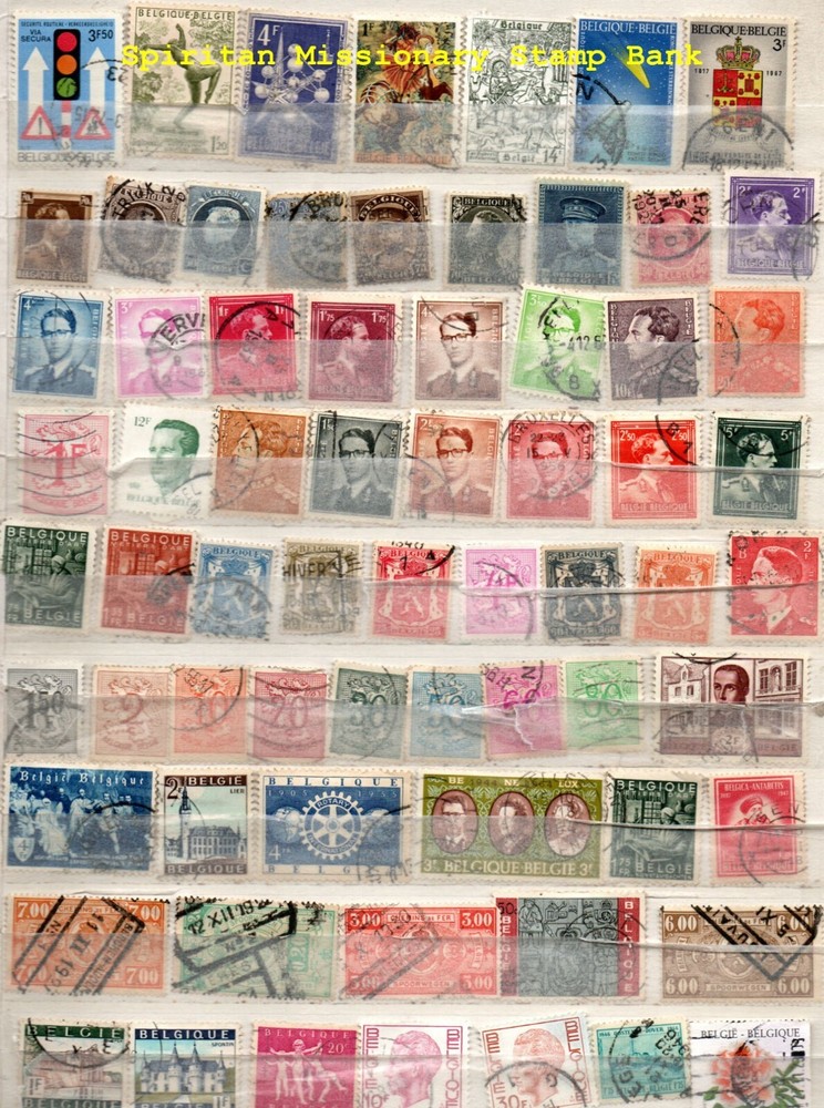 Belgium: 68 Assorted Cancelled Postage sTamps (11-524)