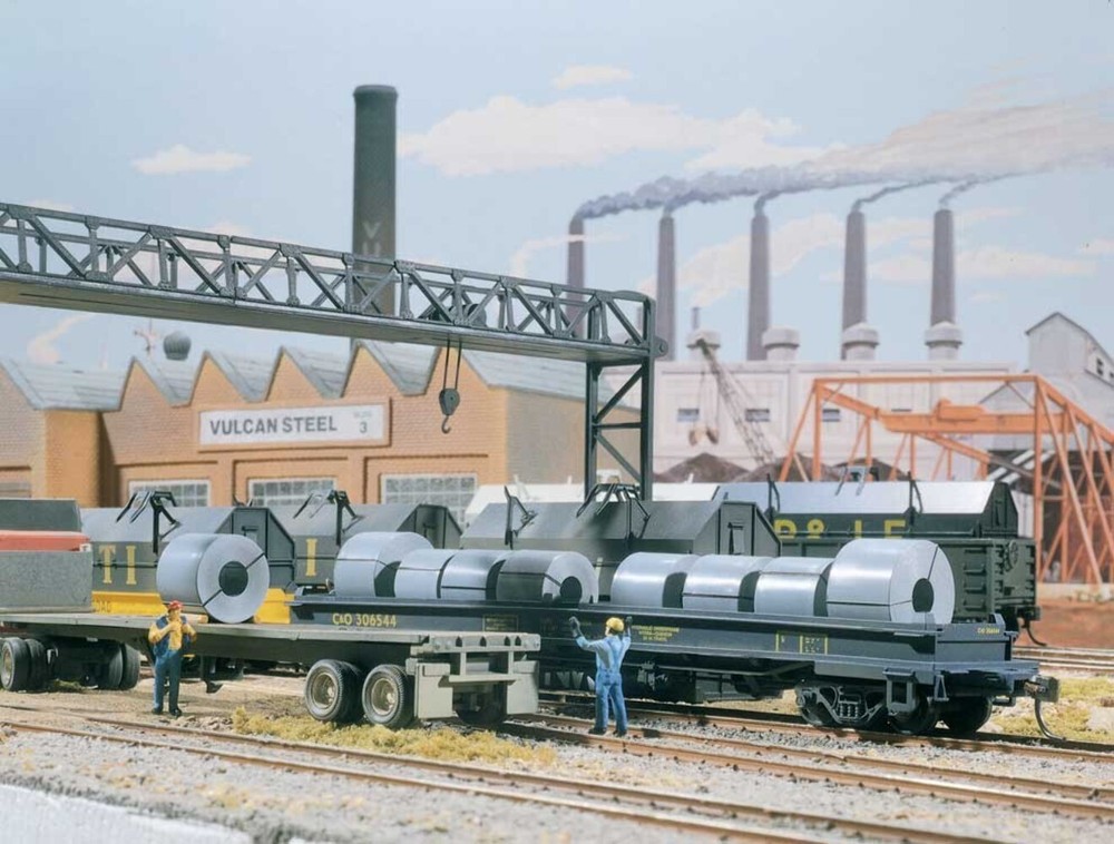 Walthers HO Scale Kit Steel Coils (12)
