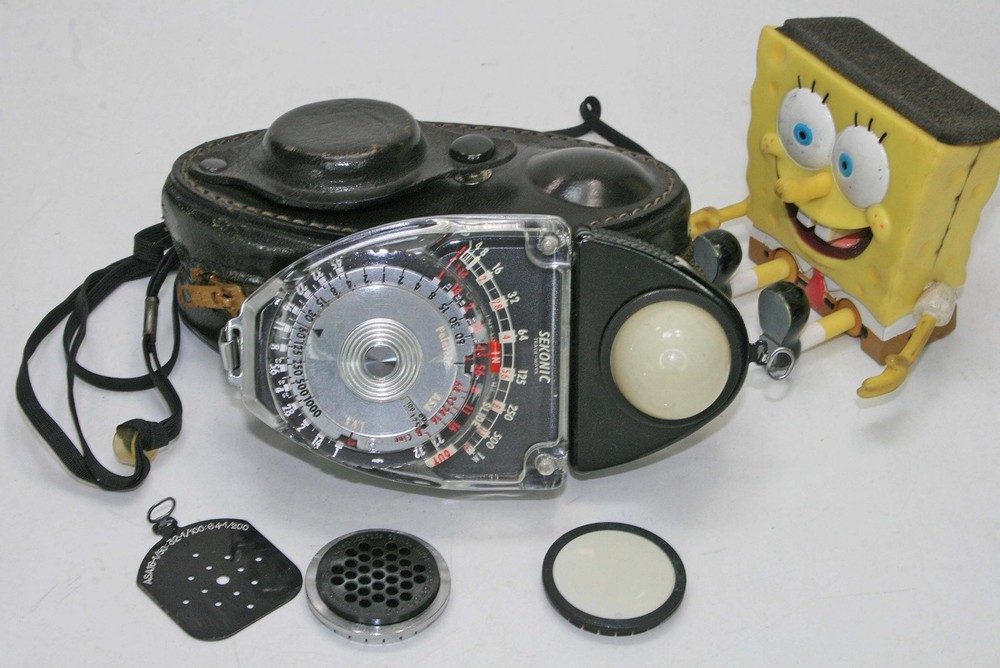 Sekonic Studio Exposure Meter Model S Case Slides Dome