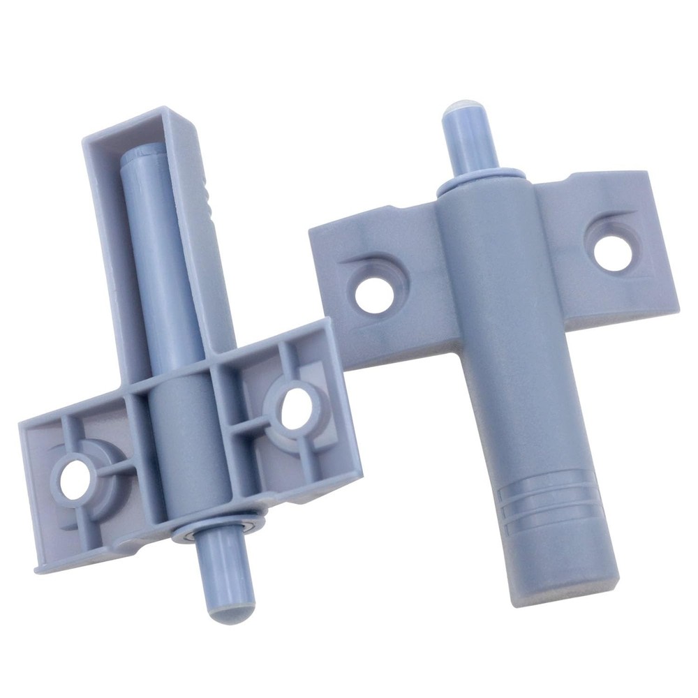 Plastic Soft Close Cabinet Door Damper Quiet Baffle Buffer Grey Screws 8 PCS