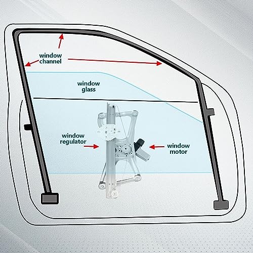 Power Window Regulator Driver Side fit Front Left 2006-2011 for Honda Civic