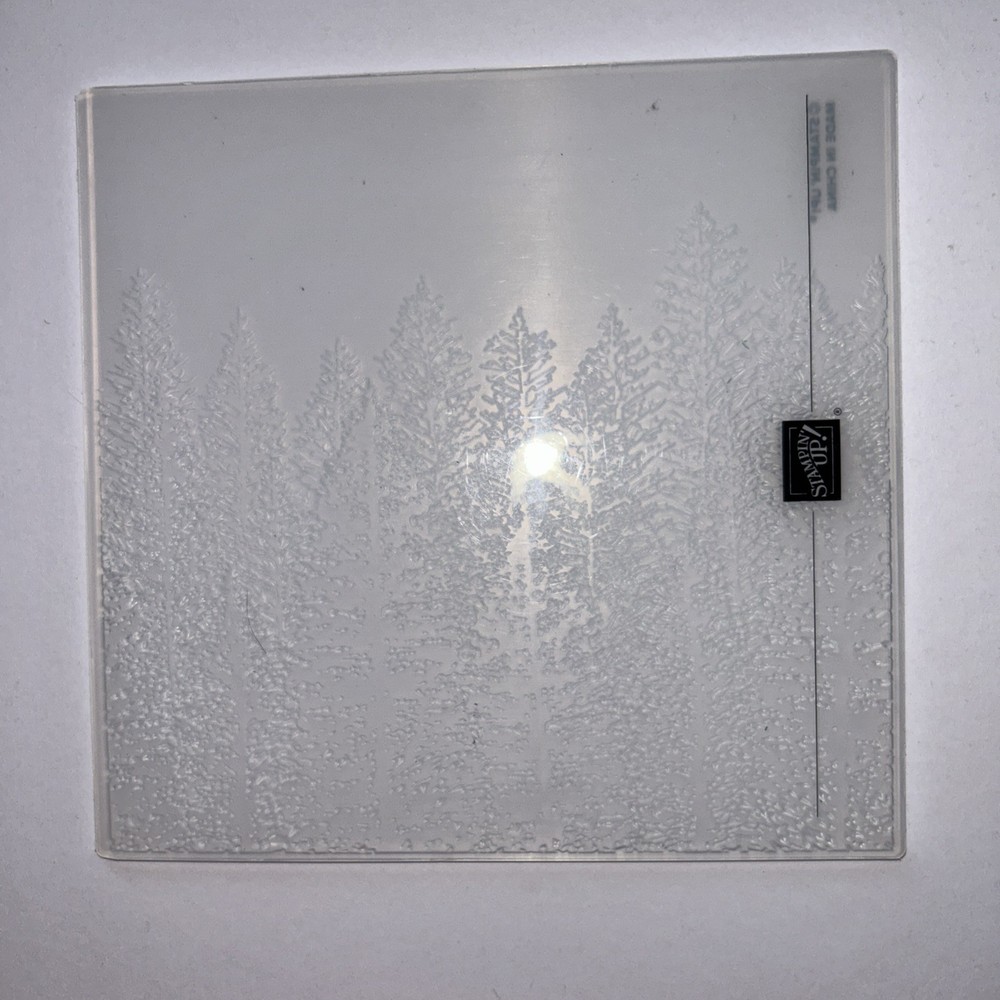 Stampin Up Trees Embossing Folder