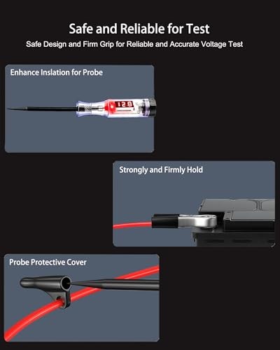 Test Light Automotive 3-80V DC,Digital LED Power Tools with Voltage