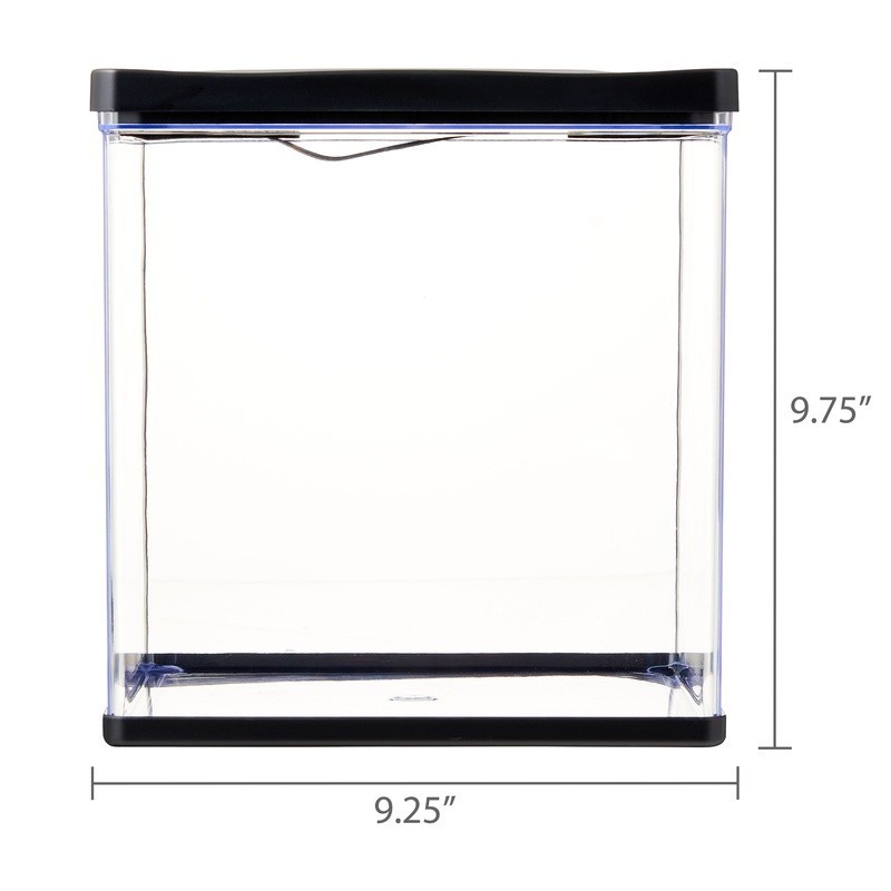 3 Gallon Betta Aquarium Starter Kit LED Light Quiet Filter Complete Setup New