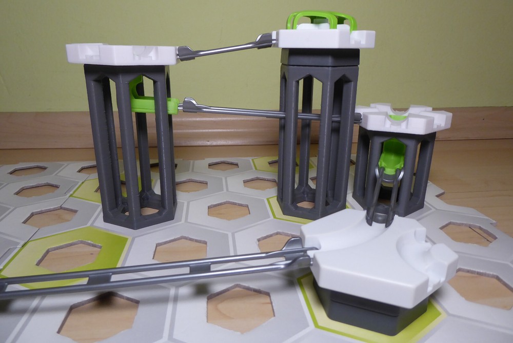 Gravitrax Compatible Dropper Extension; 3D Printing