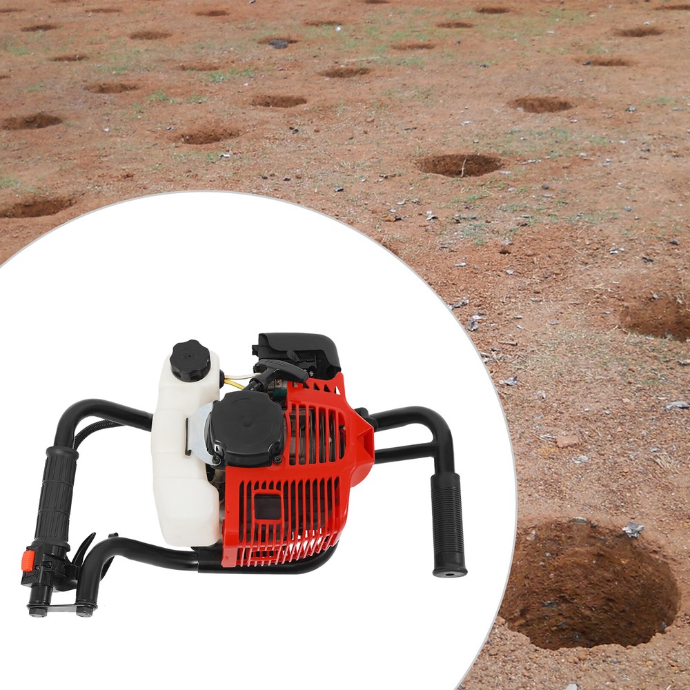 2HP 2-Stroke Gas Powered Hole Digger Motor 52CC Digging Drilling Engine