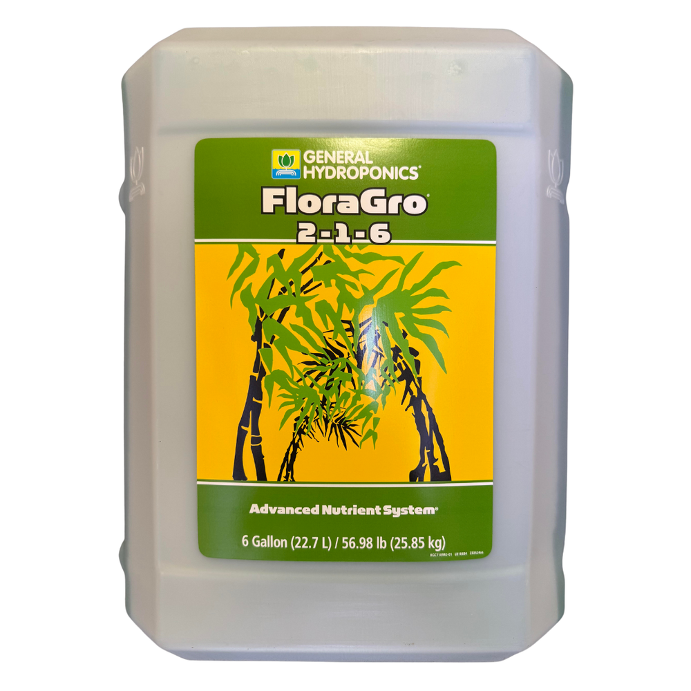 General Hydroponics Flora Gro 1QT, 1Gal, 2.5Gal, 6Gal