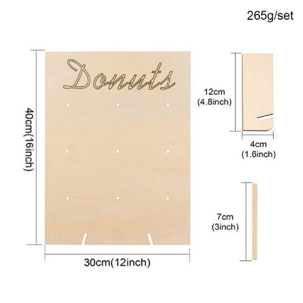 Table Donuts Stand Board DIY Dessert Frame Support