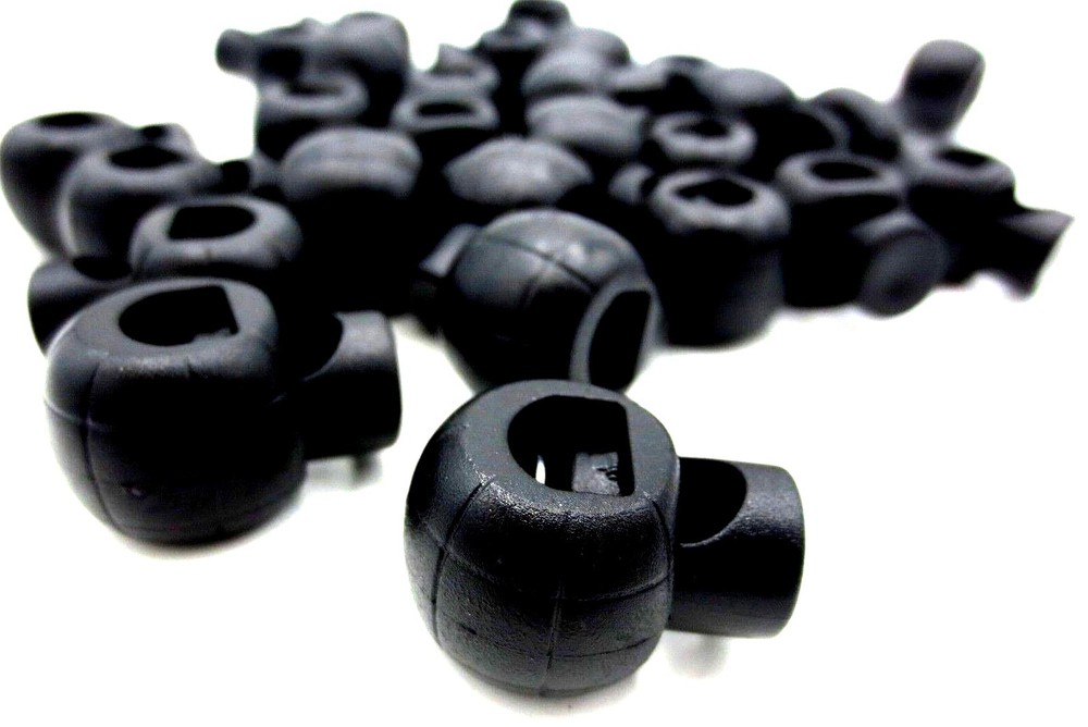 Draw String Slide Lock Spring Loaded For Swim Trunk Fit 7.9mm 5/16" Thick String