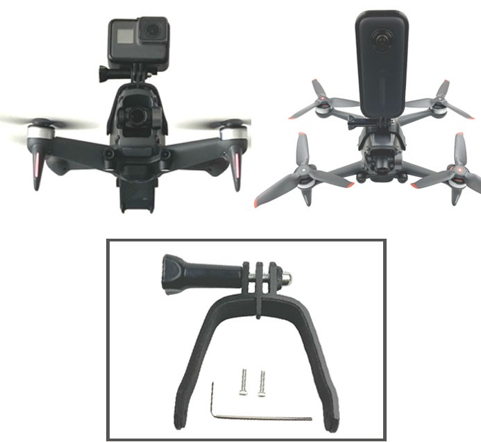 1/4 Screw Hole Universal Action Camera Expansion Bracket Lightweight Mount 22g S