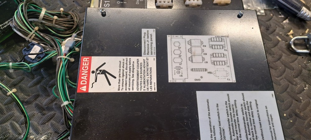 Onan transfer switch 0098-7274 b, 300-3092, program transition digital display