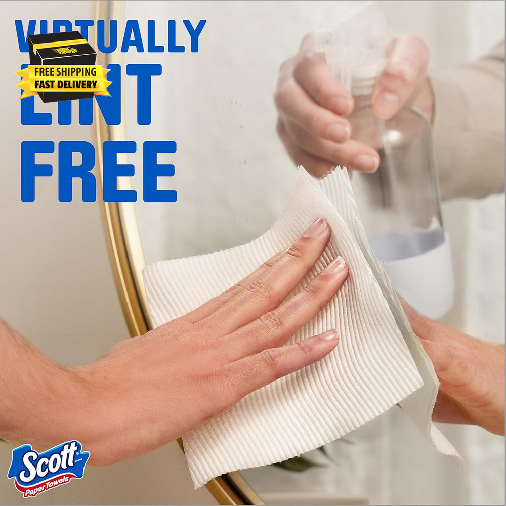 Paper Towels, Choose-A-Sheet, 6 Double Rolls = 12 Regular Rolls (108 Sheets per