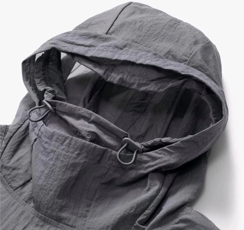 Nike Tech Pack Woven Mesh Pullover Hoodie Lightweight FN2632 068 Medium NWT $130