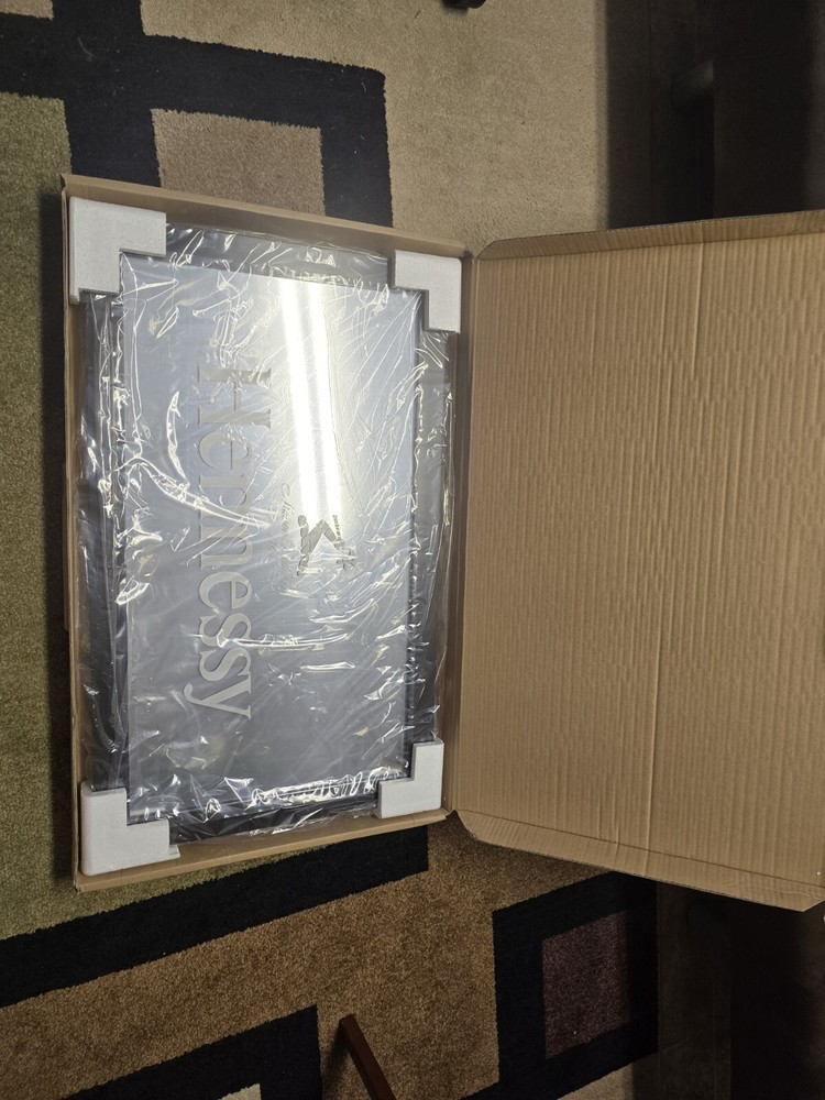 Hennessy Cognac Bar Mirror L.30 W.18 D.75