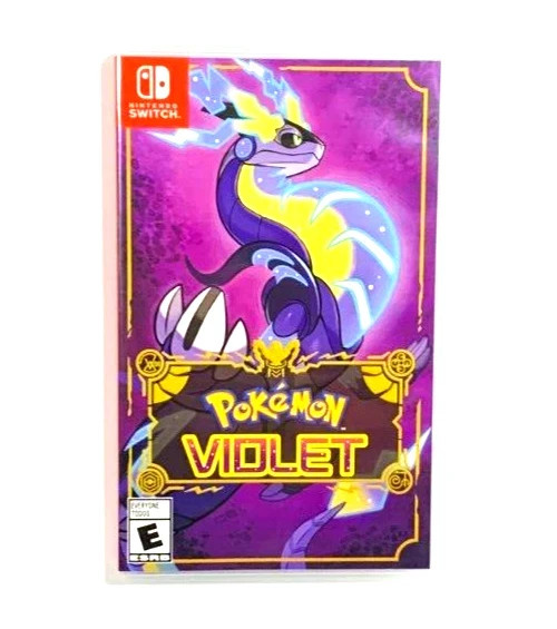 Authentic Box Case ONLY Replacement Nintendo Switch for Pokemon Violet