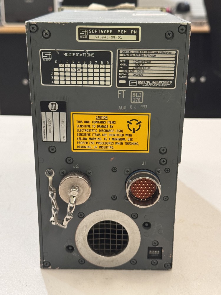 control display unit