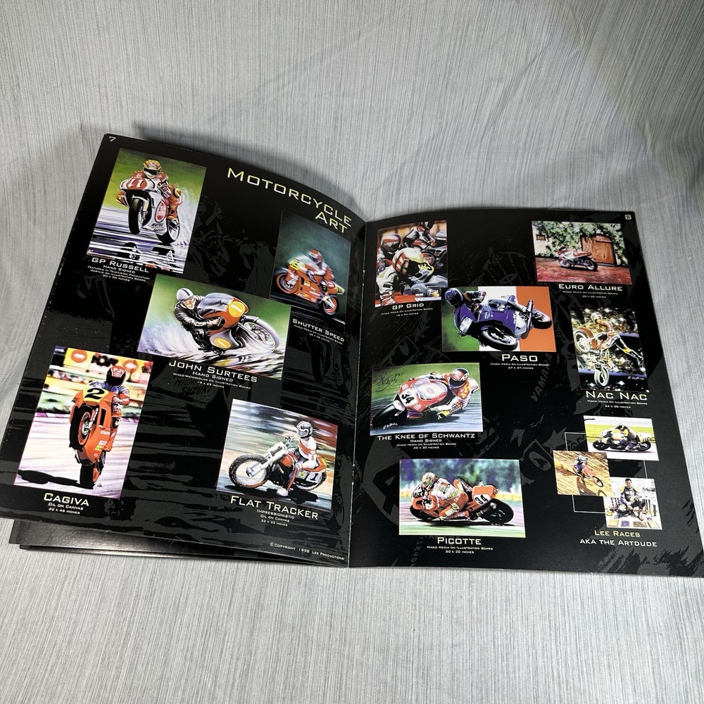 Artist Lee Bivens SIGNED Program 8x11 Autographed