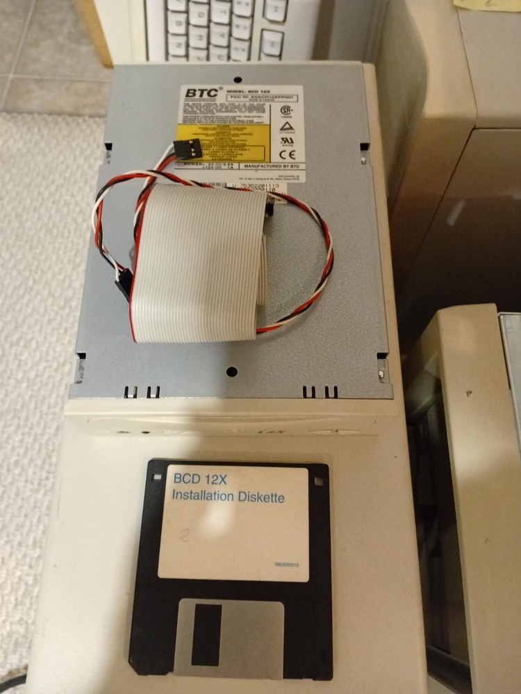 BTC BCD 12X INTERNAL CD-ROM DRIVE IDE complete