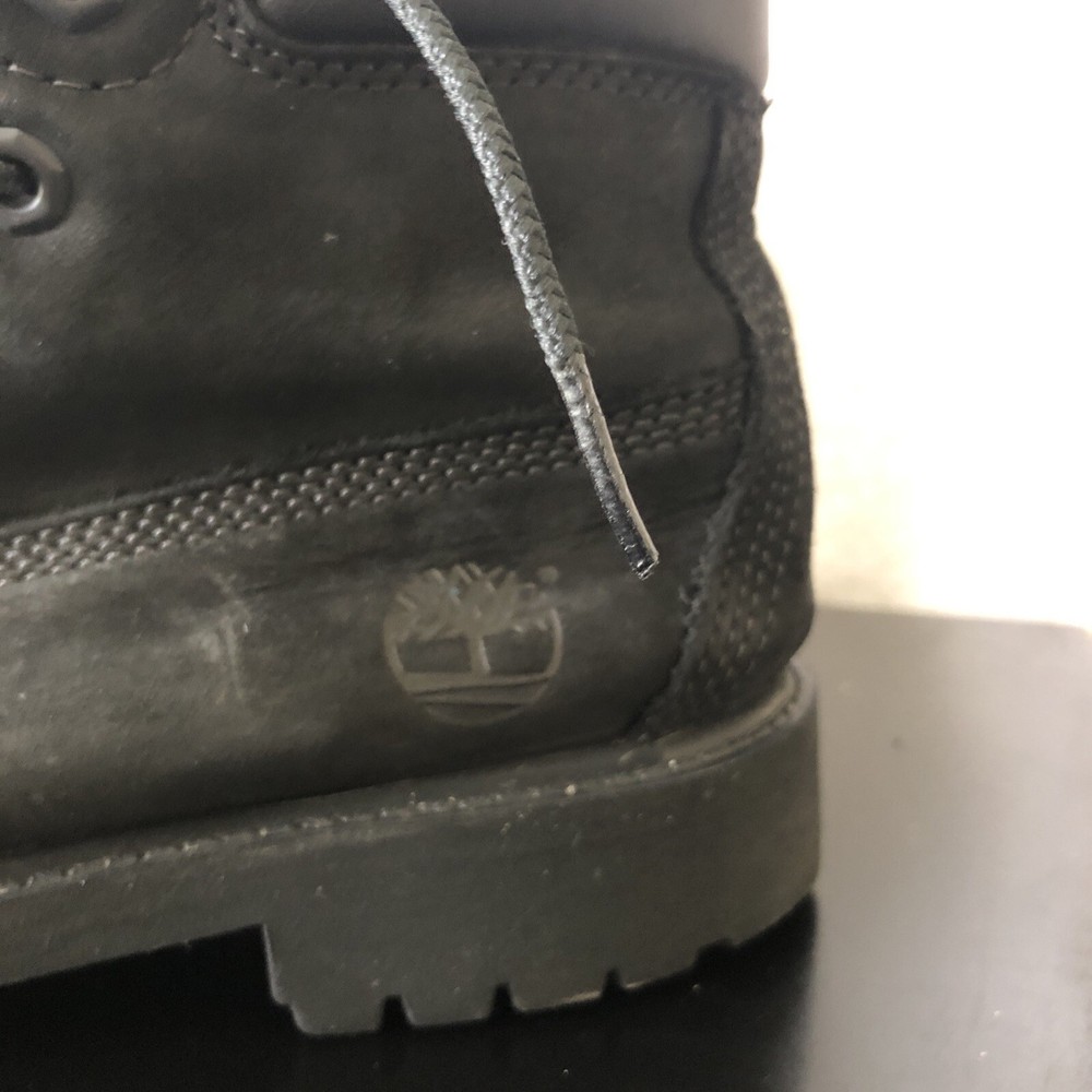 Timberland Boys Black Boots 5M