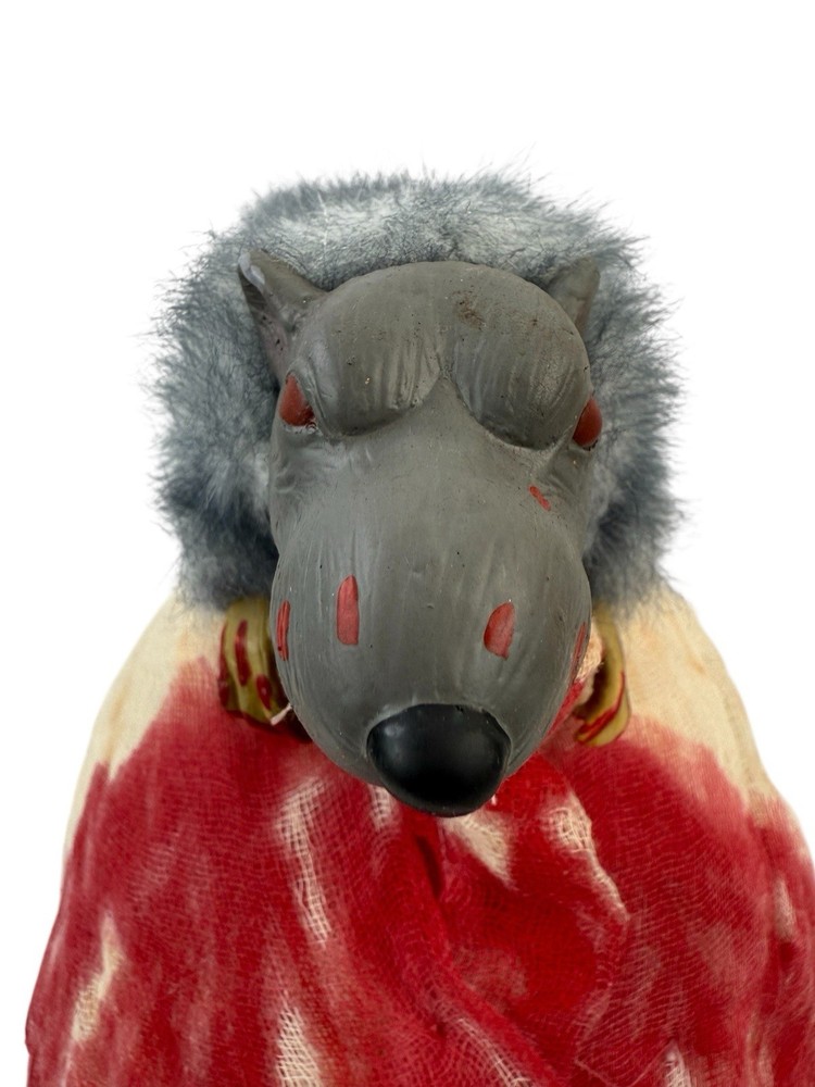 Gemmy Chewing Rat Adjustable Hat -Talks Lights Up - Does Not Move - HALLOWEEN