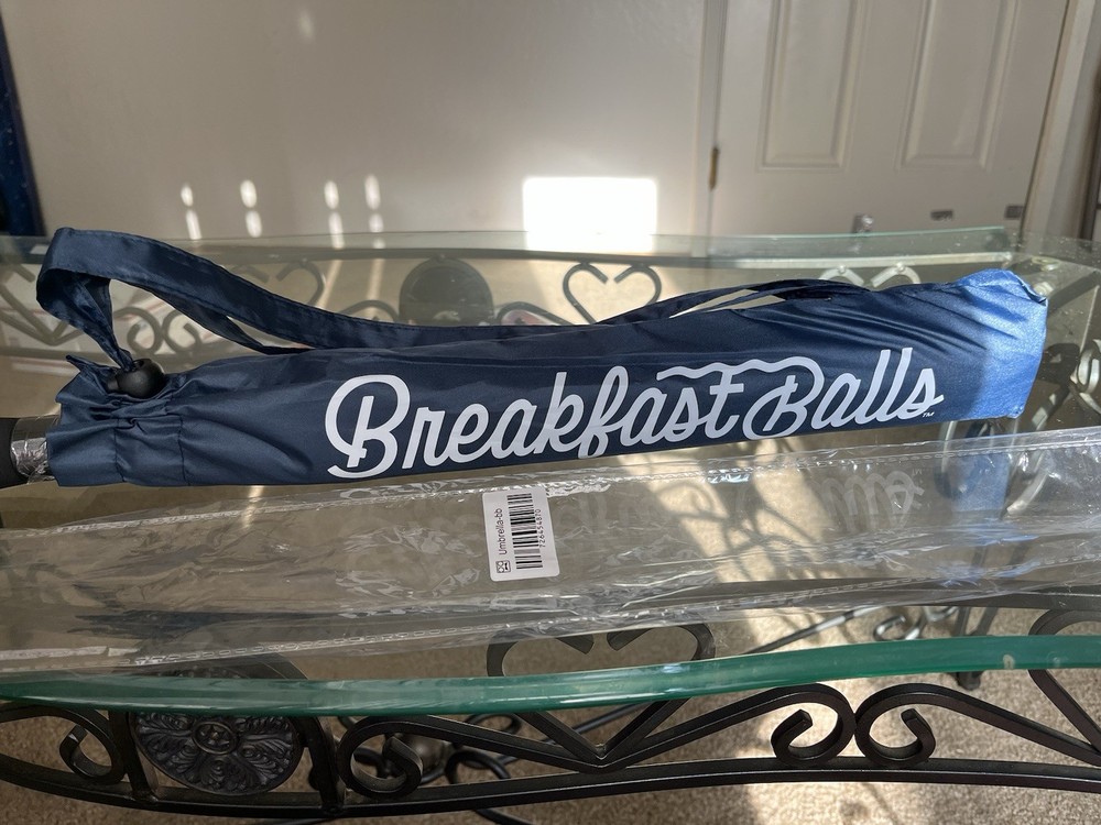 NEW RSVLTS Breakfast Balls Golf Umbrella