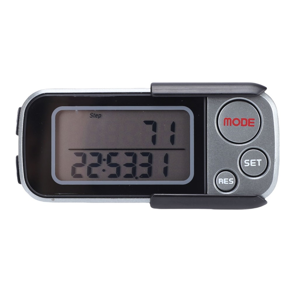 3D Pedometer Step Tracker With Large LCD Display For Walking SWWT
